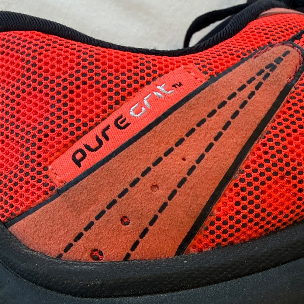 Brooks Sneakers Running Shoes orange black size 8.5 pure grit - Picture 10 of 12